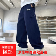 新款春秋款酷帥炸街男孩秋季衛(wèi)褲男童運(yùn)動(dòng)褲兒童褲子2025秋裝長(zhǎng)褲 卡其色 120