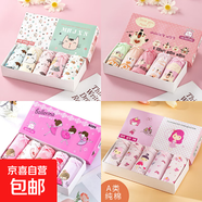 韓國卡通棉質(zhì)兒童內褲男女寶寶三角內衣盒裝 隨機盒裝女 80