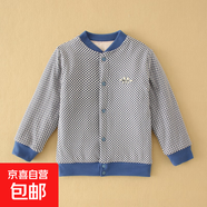 兒童棉服2025年冬季校服神器四層加厚外套綿羊毛男童棉衣女童棉襖 牛仔藍 120