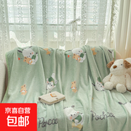 正版三麗鷗毛毯蓋被卡通牛奶絨小毯子午睡毯沙發(fā)毯披肩毯多功能毯 滑板卡帕狗 150*200cm