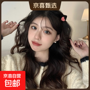 紅色貓耳小抓夾兒童小號植絨發(fā)夾邊夾側邊碎發(fā)寶寶發(fā)卡女童劉海夾 紅色波點(diǎn)愛(ài)心三角小抓夾