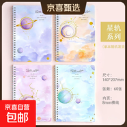 抖音網(wǎng)紅A5線(xiàn)圈筆記本車(chē)線(xiàn)本子可愛(ài)韓版記事本學(xué)生少女心文具批發(fā) A5線(xiàn)圈本-星球軌道 【本子120頁(yè)每本】2本裝