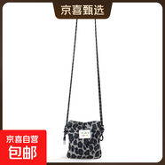 高級感秋冬小眾迷你手包包女2024新款洋氣斜跨單肩手機包 灰色豹紋【手機包】/ 小號