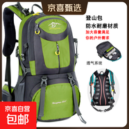大容量登山包60L 戶(hù)外神器防水耐磨露營(yíng)運動(dòng)雙肩包新款減負徒步 綠色【戶(hù)外森系】 50L 大包 進(jìn)階選擇 適合3-5天出游