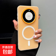 多巴胺純果凍磁吸適用小米17promax手機殼新款iPhone17/VIVO/OPPO磨砂可愛(ài)華為P70PRO簡(jiǎn)約15防摔套 果凍磁吸殼-橙色-不打印 FindX8 5G國內