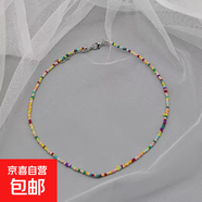 法式簡(jiǎn)約鏤空愛(ài)心項鏈設計感時(shí)尚網(wǎng)紅氣質(zhì)鎖骨鏈百搭設計感項飾 波西米亞風(fēng)米珠項鏈