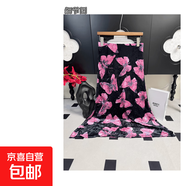 【迷蝶】復古女人味絲絨燒花半身裙紅蝴蝶顯瘦包臀裙 粉蝴蝶 S 80-95