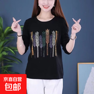 媽媽裝春季洋氣打底衫女修身時(shí)尚百搭歐貨長(cháng)袖T恤內搭上衣HWC2208 HWC2208蒲公英 5XL