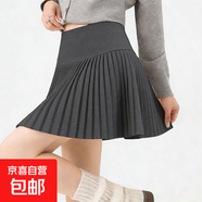 秋冬季毛呢百褶半身裙女小個(gè)子學(xué)院風(fēng)高腰顯瘦防走光百搭甜美短裙 1367凱撒灰#毛呢百褶短裙【掌柜精選】 3XL (推薦【135-145斤】)