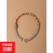 汽車(chē)樓蘭庫克雙圈搭配紅跑環(huán)齊天大圣猴頭大氣手持盤(pán)玩男女同掛件 樓蘭戈壁色庫克飄花8mm搭緊箍咒跑環(huán)