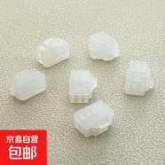 RJ45網(wǎng)口防塵塞LAN網(wǎng)線(xiàn)接口硅膠封堵頭可拆卸網(wǎng)口塞子防塵膠塞適用電腦路由器交換機網(wǎng)卡服務(wù)器 透明色 10個(gè)
