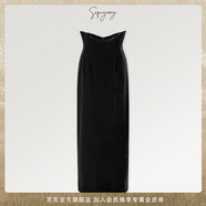 SIQIYOUNG繆斯女神-沙漏高腰絲絨半裙 經(jīng)典黑 XL