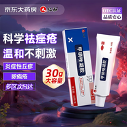 仁和 甲硝唑凝膠0.75%*30g*1盒 治療痤瘡閉口粉刺外用消炎祛痘藥膏臉上去痘痘印青春痘暗瘡膿皰瘡紅腫