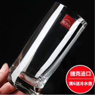 諾納（RONA）捷克進(jìn)口rona水晶玻璃杯耐熱透明花茶水杯 直身果汁杯牛奶杯子 捷克rona高款大號440ml【單只