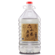 草原御地糧食原漿酒 小米原漿酒52度5L裝 清香型 小米酒 泡藥酒桶裝散酒 單瓶