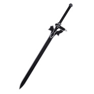 酷維漫 刀劍神域桐人黑劍闡釋者COS道具刀劍逐暗者動(dòng)漫周邊 PU影視模型