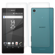 拓蒙 索尼Z5鋼化膜E6683手機貼膜E6603高清防爆屏幕保護膜索尼E6633/53 前鋼化膜+后鋼化膜*1套裝