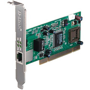 友訊（D-Link）DGE-528T 千兆銅纜臺式電腦PCI口有線網卡 帶小擋板 半高擋板