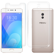 拓蒙 魅族魅藍(lán)Note6手機(jī)殼保護(hù)套M721M/Q硅膠全包防摔殼m6Note男女款后背軟套 防摔手機(jī)殼全包透明+防爆鋼化膜-殼膜套裝
