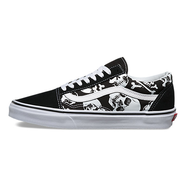范斯（Vans）經(jīng)典Flame火焰系列 夜光外星人 男女同款休閑板鞋滑板鞋 OLD SKOOL萬(wàn)圣骷髏板鞋  標(biāo)準(zhǔn)40.5/US8