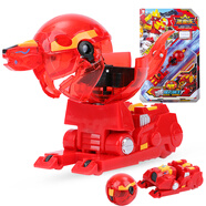 智尊蛋星俠變形機(jī)器人玩具蛋小子2爆丸合體金剛合體彈射兒童玩具 【爆丸合體】爆丸獅王