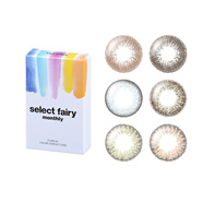 日本直郵 SELECT FAIRY月拋1片裝 美瞳彩色隱形眼鏡直徑14.2mm 5#LimeOlive橄欖棕 175一枚裝