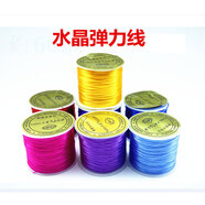 尚無(wú)界日本進(jìn)口彈力水晶線(xiàn) 碧璽項鏈蜜蠟手鏈串珠繩子首飾品diy配件 彈力繩 深玫紅