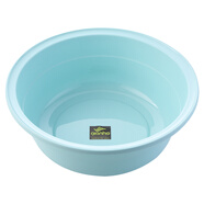 千鴻 臉盆38CM單只裝洗漱洗衣洗菜盆QH-01036藍(lán)色塑料盆