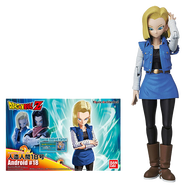 萬代（BANDAI）七龍珠拼插拼裝模型玩具 Figure-rise Standard FRS萬圣節(jié)禮物 人造人18號 5058200