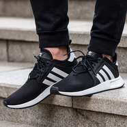 阿迪達斯（adidas）新款三葉草男鞋秋冬季運動(dòng)鞋緩震休閑舒適輕便跑步鞋CQ2406 CQ2405/舒適黑色 41