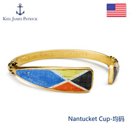 KIEL JAMES PATRICK美國進(jìn)口海賊王骷髏情侶手鐲男女簡(jiǎn)約時(shí)尚船錨涂鴉情侶禮物手環(huán) Nantucket Cup 均碼（產(chǎn)品復古做舊，介意者勿拍）