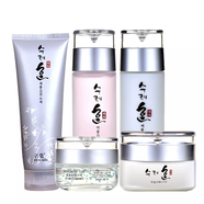 名蔻（MINGKOU）名蔻名品保濕補(bǔ)水乳液面霜護(hù)膚品組合套裝化妝品秋冬季女正品學(xué)生 潔面+水+乳+霜+粉底液