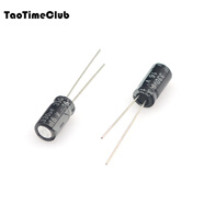 TaoTimeClub 鋁電解電容 主板電容 10V 16V 25V 35V 電子電容 16V 330UF 6*12(10個(gè))