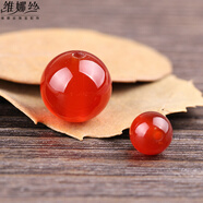 維娜絲天然紅瑪瑙散珠DIY手工編織配件串手鏈項鏈圓珠子水晶材料 紅瑪瑙圓珠 Z18-直徑約10mm /個