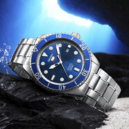 精工（SEIKO）手表 日韓表日本原裝進(jìn)口夜光機械男士腕表SRPB89J1 生日禮物 鋼帶藍盤(pán)-表盤(pán)43.4mm