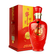 牛欄山白酒 年輪系列白酒 濃香型年輪婚宴禮酒 內含禮品袋 中秋 39度 500mL 2瓶 1982