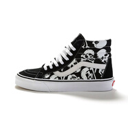 范斯（Vans）經(jīng)典Flame火焰系列 夜光外星人 男女同款休閑板鞋滑板鞋 SK8-HI REISSUE萬(wàn)圣骷髏高幫 標(biāo)準(zhǔn)44/US10.5