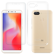 拓蒙 適用于小米紅米6/6A手機殼全包保護套Redmi6A硅膠紅米6PRO防摔殼男女款后背軟套 紅米6全包防摔透明殼+鋼化膜