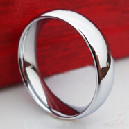 龍騎士個(gè)性食指鈦鋼指環(huán)韓版潮人女首飾品尾戒可配情侶一對霸氣男士戒指 光面戒指一只 男小號53mm