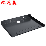 瑞思美 數字電視機頂盒掛架 伴侶盒網(wǎng)絡(luò )數字DVD支架 免打孔墻上置物架 路由器壁掛架 黑色機頂盒架