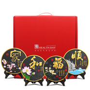 集里雅韻活性炭雕工藝品創(chuàng)意家居裝飾品擺件客廳電視柜酒柜小擺設(shè)喬遷禮品 192YIK2018新款家和福順