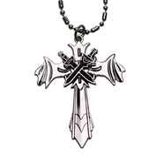 甜蜜城堡動(dòng)漫項鏈 天使之翼轉動(dòng)十字架翅膀 刀劍神域項鏈