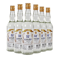 臺灣風(fēng)味高粱酒 批發(fā)整箱酒水 整箱600ml*6瓶 糧食釀造 國產(chǎn)馮唐白首白酒 高度白酒