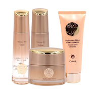 歐華蔻黃金蝸牛玻尿酸護膚品套裝男女滋潤補水保濕化妝品套裝 4件套 面奶+水+乳+霜