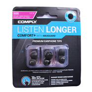 康佩來(lái)（COMPLY FOAM） 入耳式耳機C套通用隔音舒適耳帽Comply惰性慢回彈記憶海綿耳套 COMFORT+（TSx500）小號S   簡(jiǎn)裝（1對）