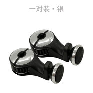 安美盛 車載手機(jī)支架創(chuàng)意汽車隱藏式座椅背掛鉤磁吸支架多功能后排強(qiáng)磁性兩用掛鉤支架汽車用品配件 銀色-1對裝 大眾CC新寶來 邁騰 速騰 捷達(dá) 帕薩特 蔚領(lǐng)