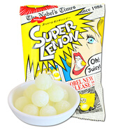 諾貝爾（Nobel）三層夾心勁酸糖立波糖 日本進口零食尖叫糖果 檸檬味88g