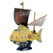 萬(wàn)代（BANDAI）海賊王船拼裝模型手辦玩具 航海王海賊船 動(dòng)畫(huà)周邊擺件七夕禮物 02 小版羅的海賊船 潛水艇