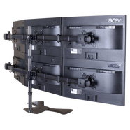 愛(ài)路華 EW-MP330/MP360三屏顯示器支架六屏電腦掛架桌面萬(wàn)向旋轉液晶顯示器屏幕支 17-27英寸 六屏 底座型S