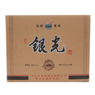 滹沱河牌銀光酒河北正定銀光1983子龍醉滹沱河牌白酒 46度 500mL 4瓶